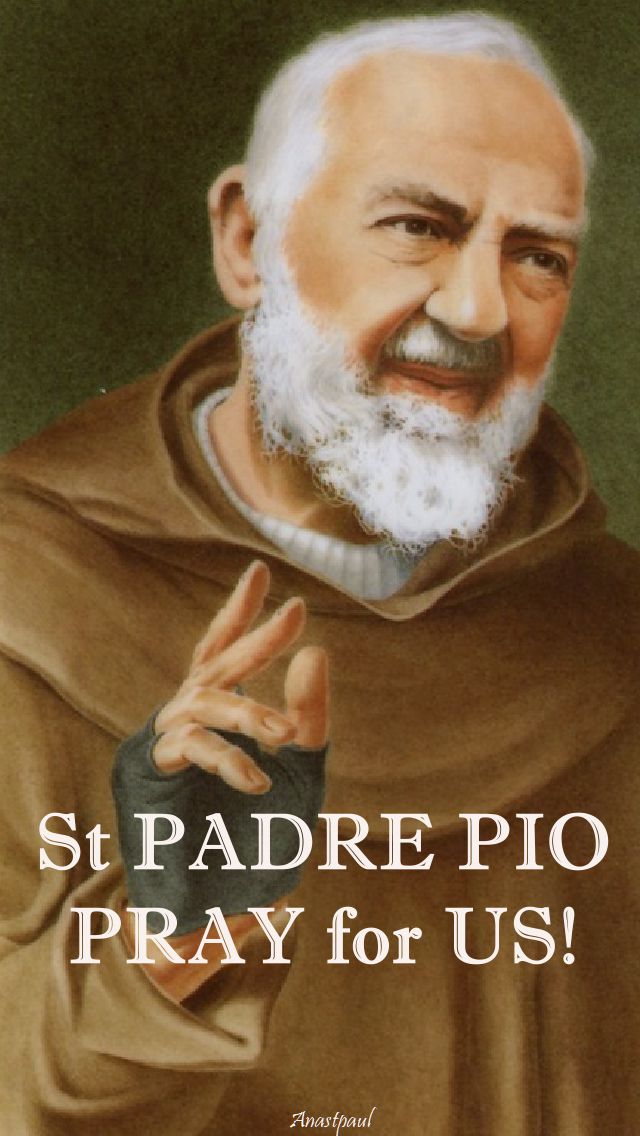 St. Padre Pio and the Cross - Download